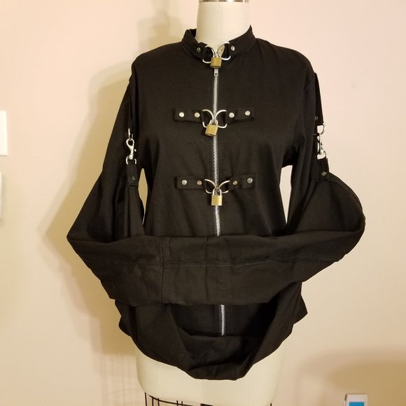 Lip Service Other - Lip Service Fetish Straight Jacket Bondage Shirt